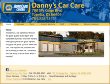 Tablet Screenshot of dannyscarcare.com